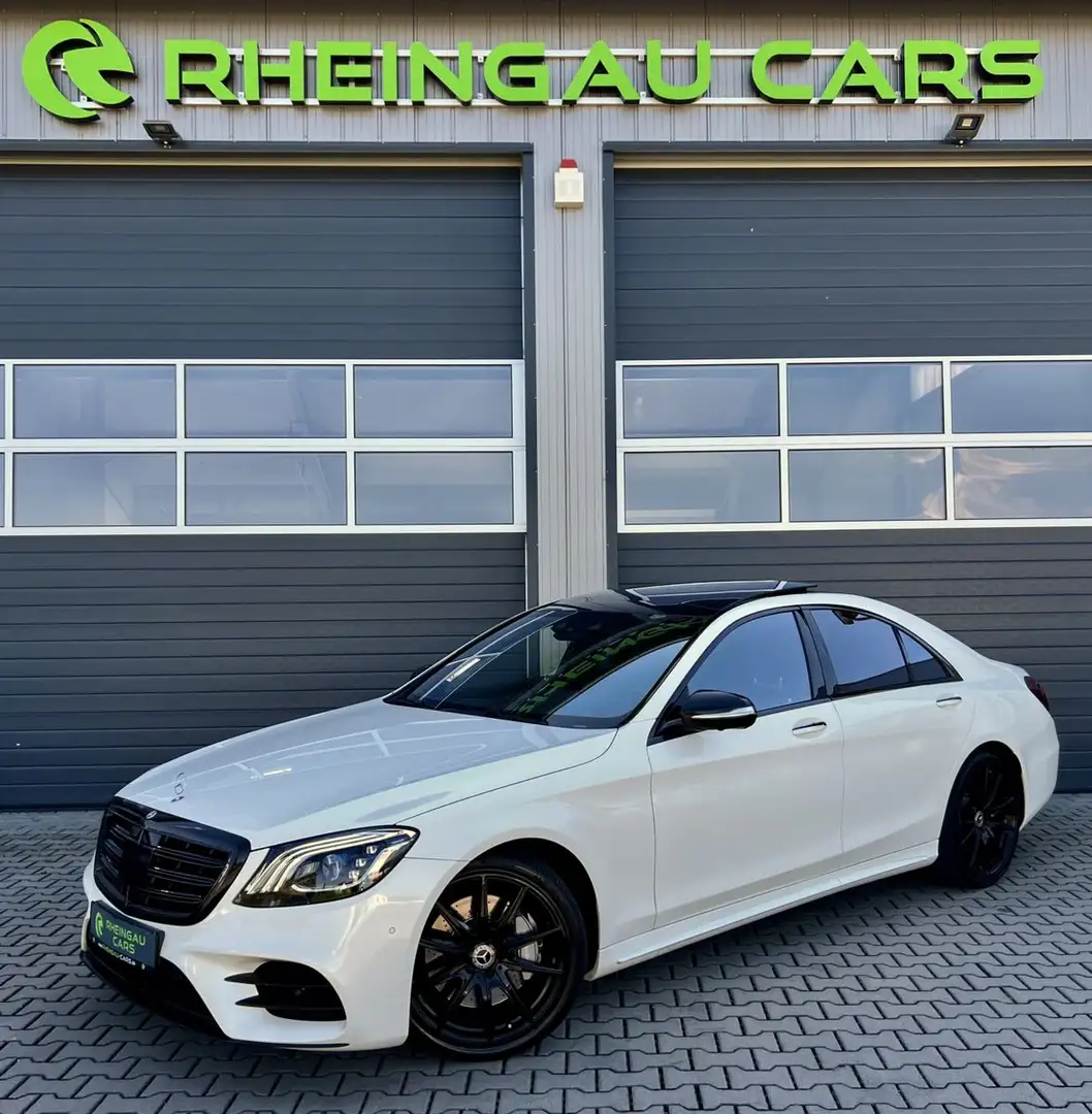 Mercedes-Benz S 400 d 4Matic PANO LUFT BURMESTER 360° CARPLAY Bílá - 1