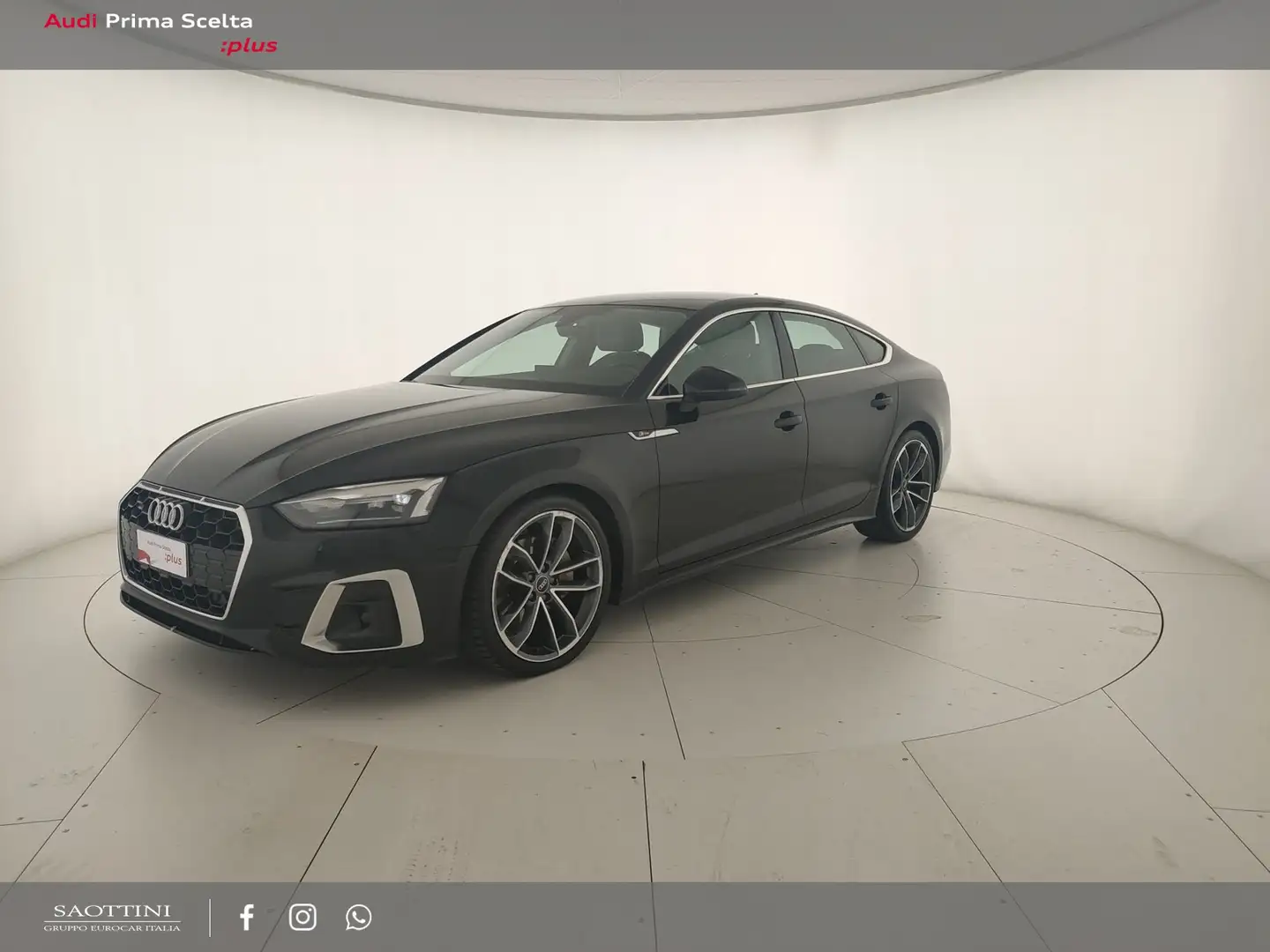 Audi A5 Sportback 40 2.0 TDI S line edition quattro S tron Nero - 1