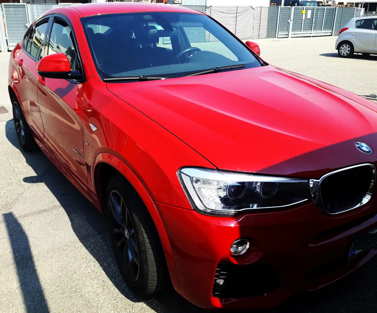 BMW X4 X4 F26 xdrive20d Msport auto my16 Rosso - 2