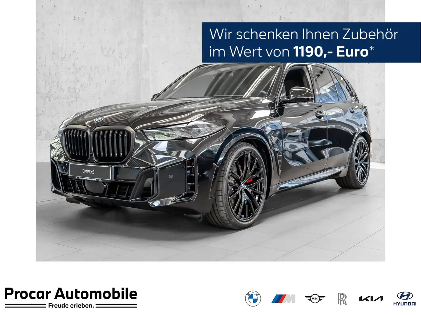 BMW X5 xDrive40d MSportPro PANO AHK DAB LED 22" Nero - 1
