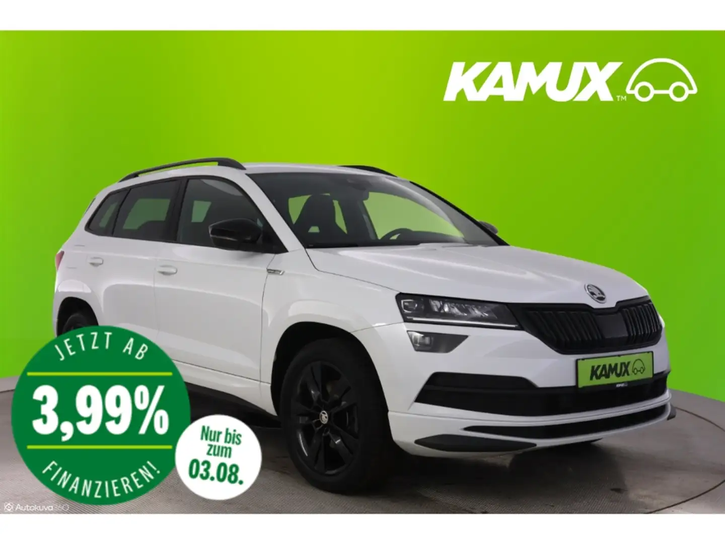 Skoda Karoq 2.0TDI 4x4 DSG Sportline+LED+NAVI+VIRTUAL Weiß - 1