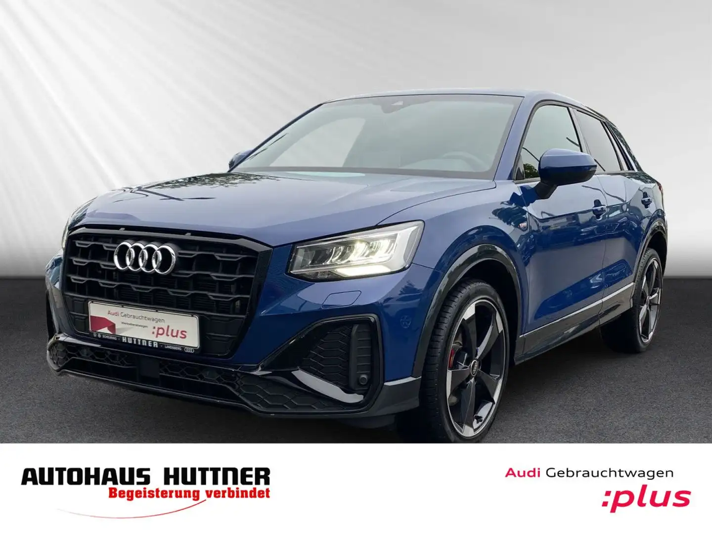 Audi Q2 35 TFSI S line S tr. AHK ACC LED Navi ALU19" Blau - 1
