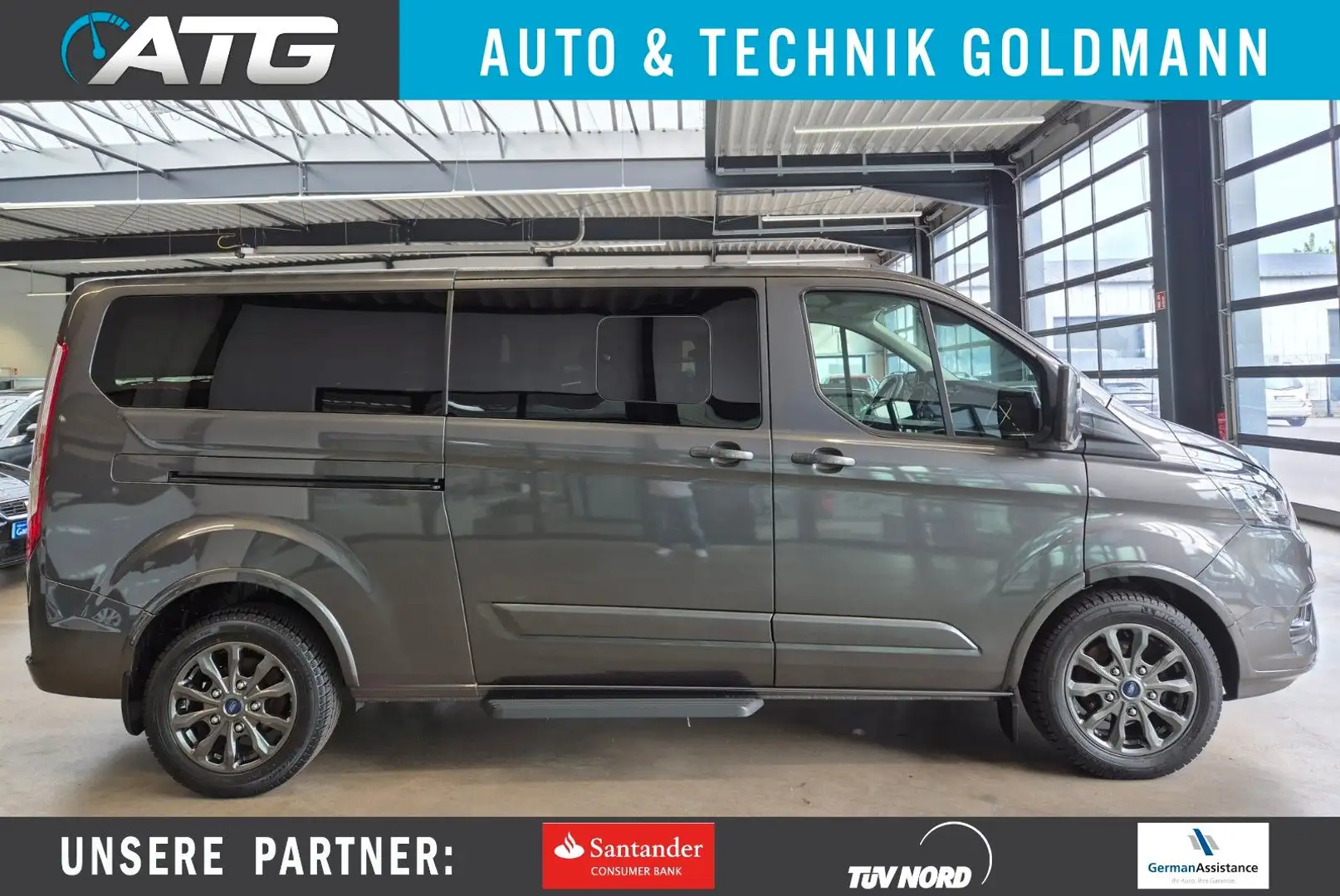 Ford Tourneo Custom TOURNEO CUSTOM L2 TITANIUM X LEDER AHK ACC 8SITZ Gris - 1