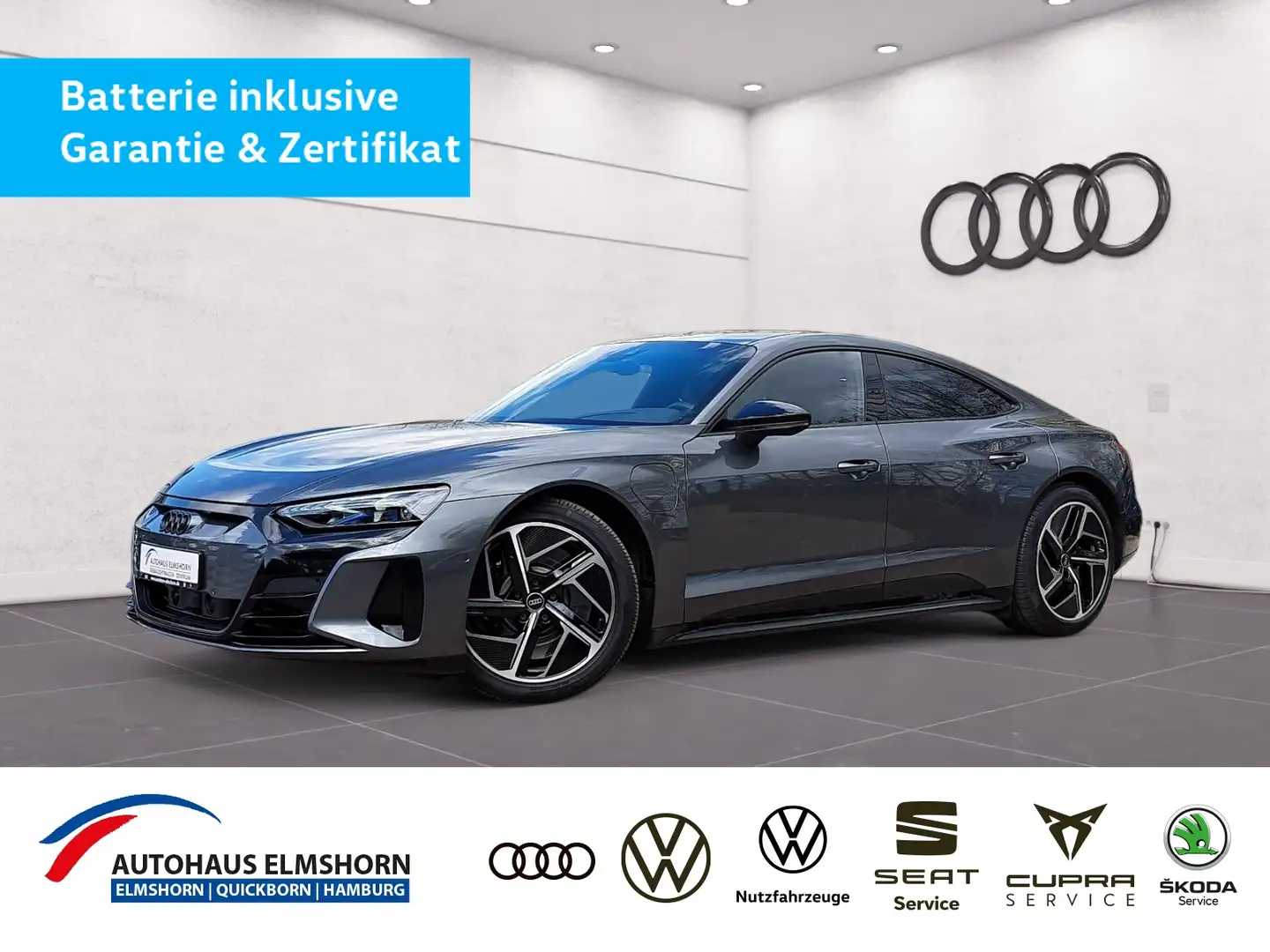 Audi e-tron GT quattro DYN+ MATRIX AIR B&O 4xKAM 4xSHZ NAV APP Grau - 1