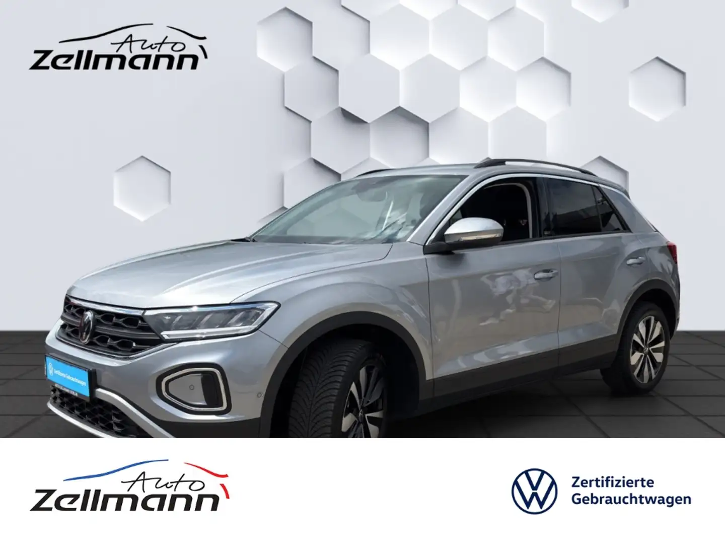Volkswagen T-Roc MOVE 1.5TSi 110kW DSG GJR LED Navi AppConnect Park Argent - 1