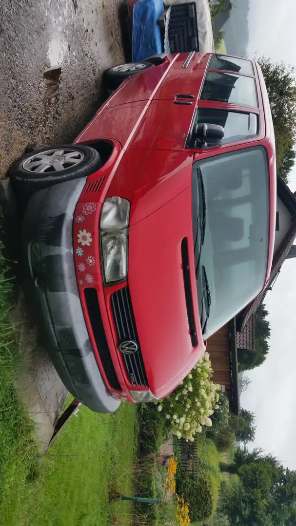 Volkswagen T4 Caravelle Wohnmobilzulassung Rot - 2