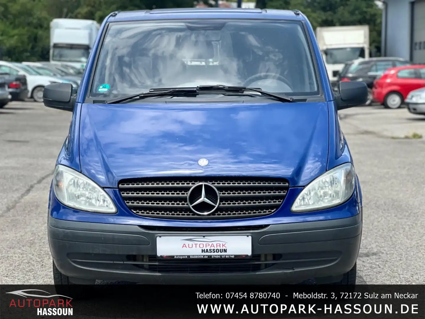 Mercedes-Benz Vito Kasten 111 CDI Choice kompakt TÜV 02/26 AHK 3-Sitz Niebieski - 2