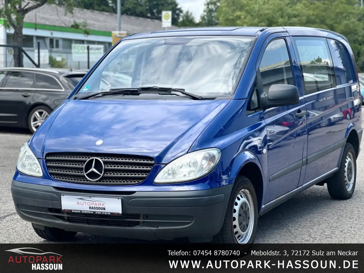 Mercedes-Benz Vito Kasten 111 CDI Choice kompakt TÜV 02/26 AHK 3-Sitz Niebieski - 1