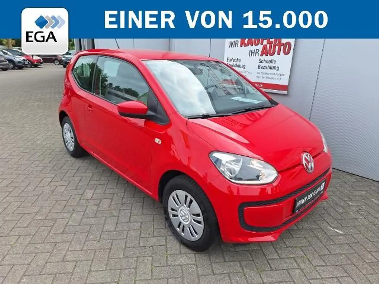 Volkswagen up! KLIMA*NAVI*KOMFORT-PAKET Červená - 2