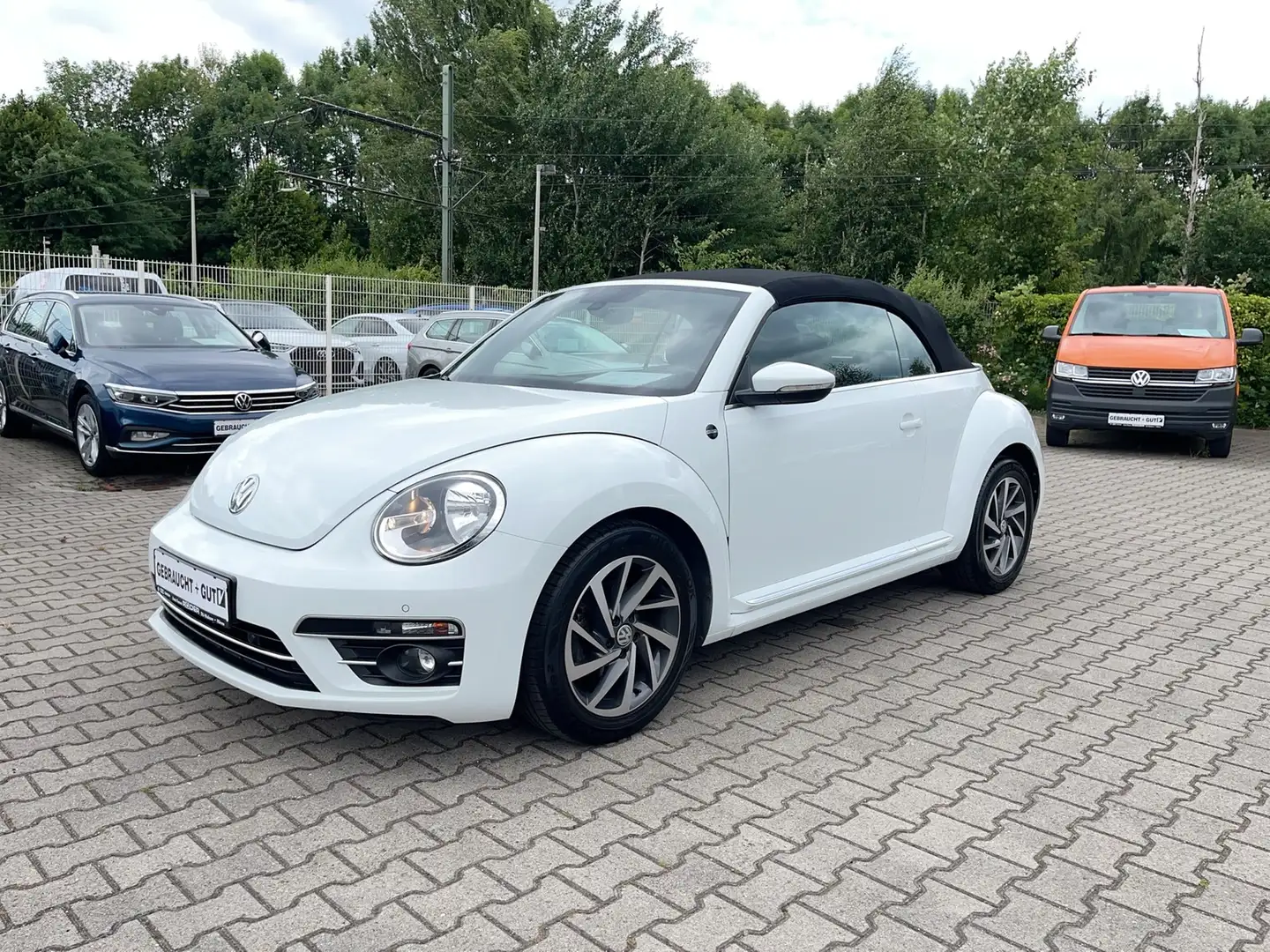 Volkswagen Beetle Cabriolet Design 1.2 TSI Navi Weiß - 1