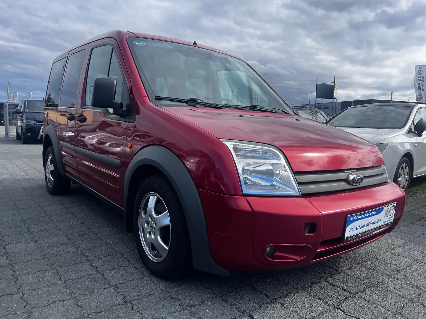 Ford Tourneo Connect 1.8 TDCI Behindertengerecht  Klima ALU S/H Rot - 1