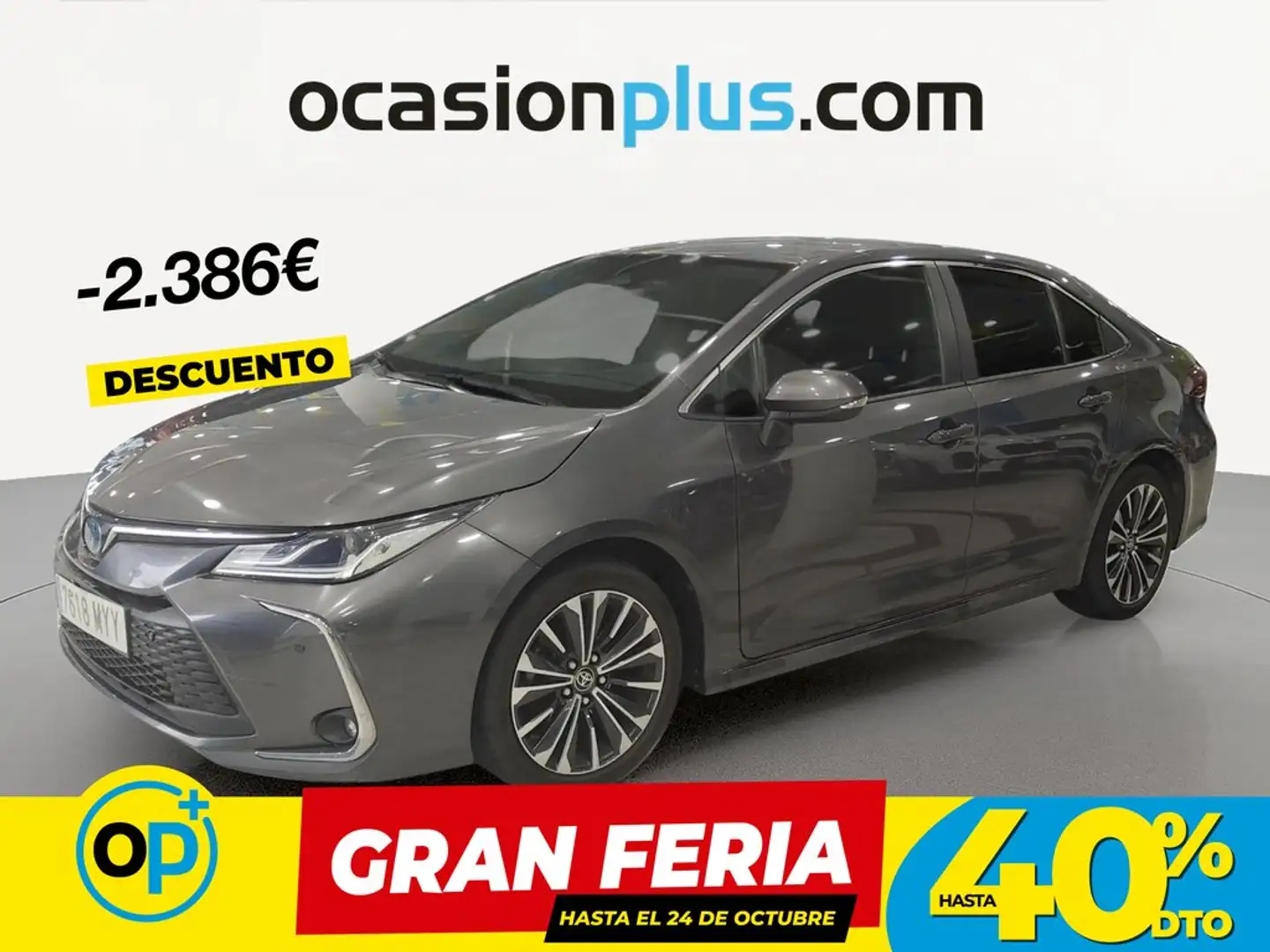 Toyota Corolla Sedán 140H Style Gris - 1