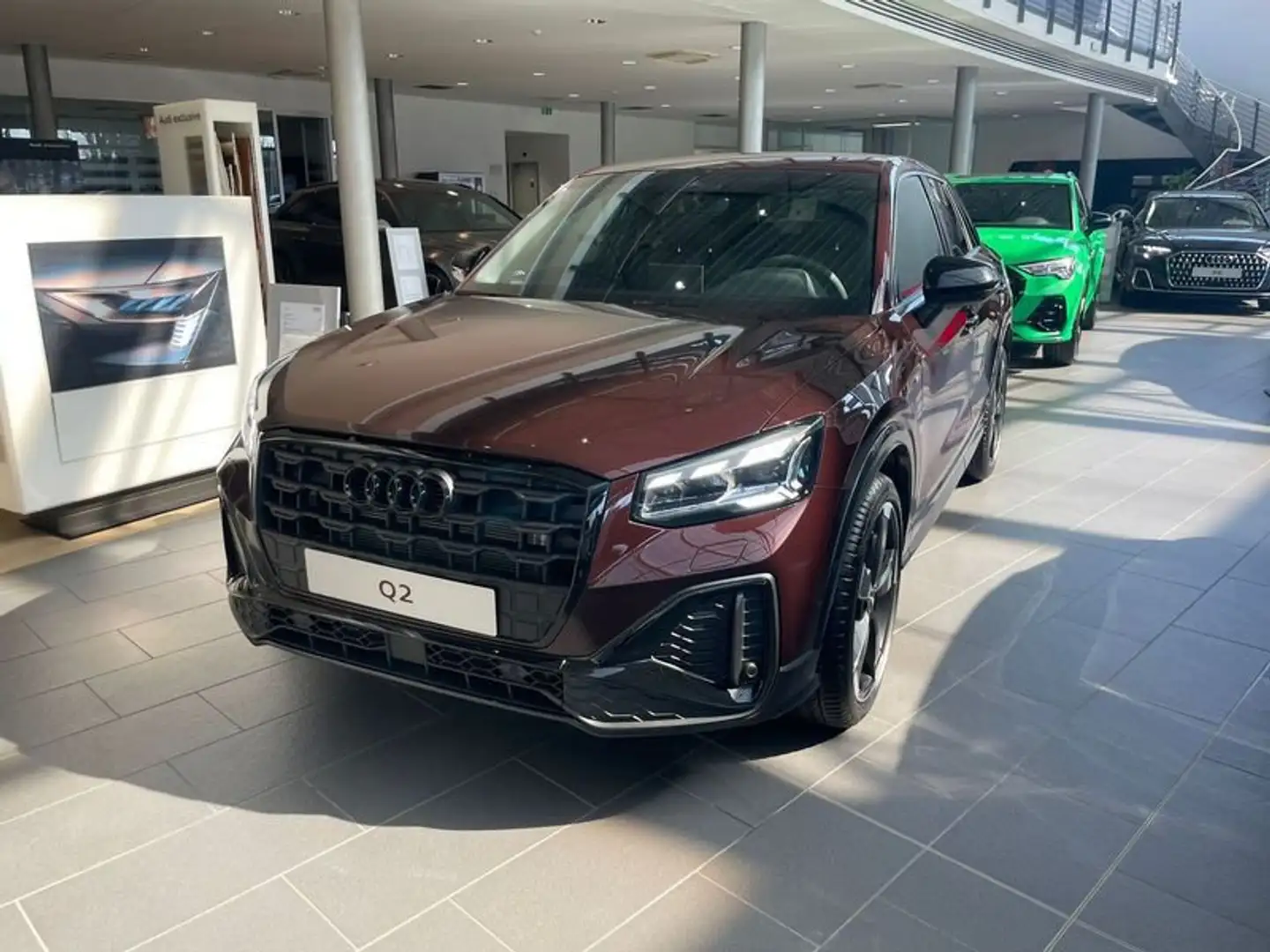 Audi Q2 35 TDI S tronic Identity Black - ROSSO SEVILLA - Rosso - 1