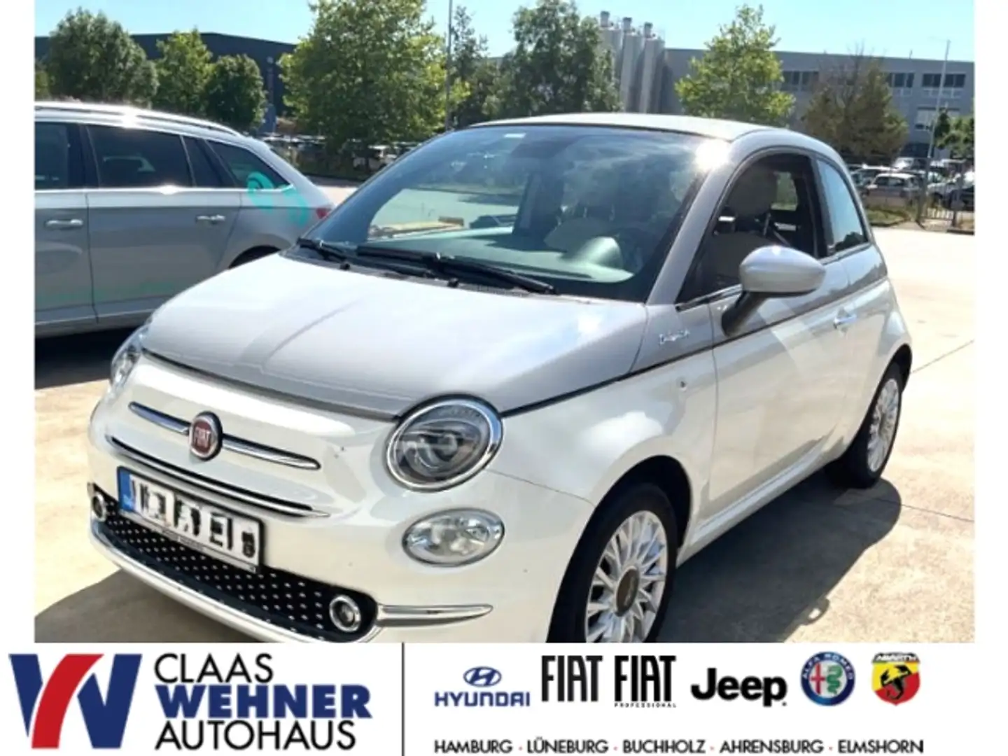 Fiat 500C DolceVita 1.0 Mild Hybrid EU6d Tech Paket Plus Weiß - 1