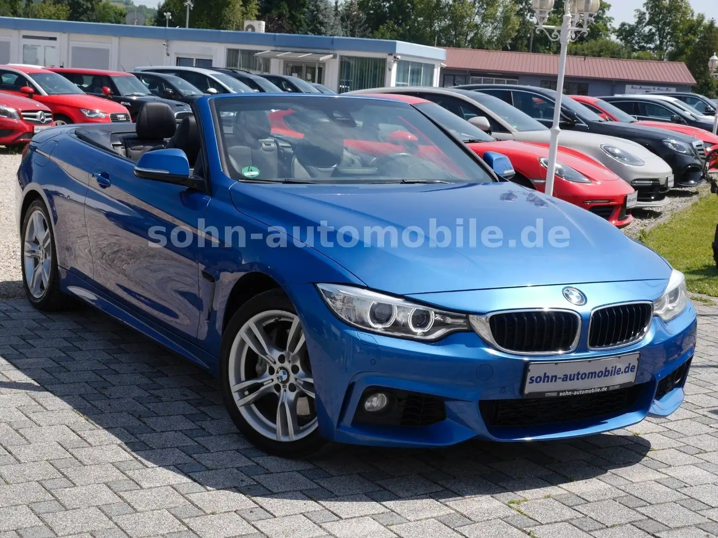 BMW 435 d xDr Cabrio M-Sport Leder/Navi/Xenon/HUD/H&K Blau - 2