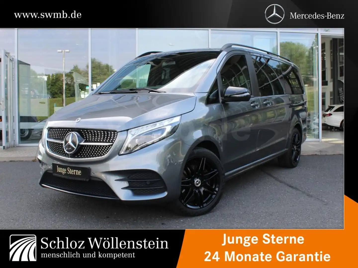 Mercedes-Benz V 250 d 4M EDITION lang AMG/ILS/Sthzg/AHK/RfCam Grau - 1