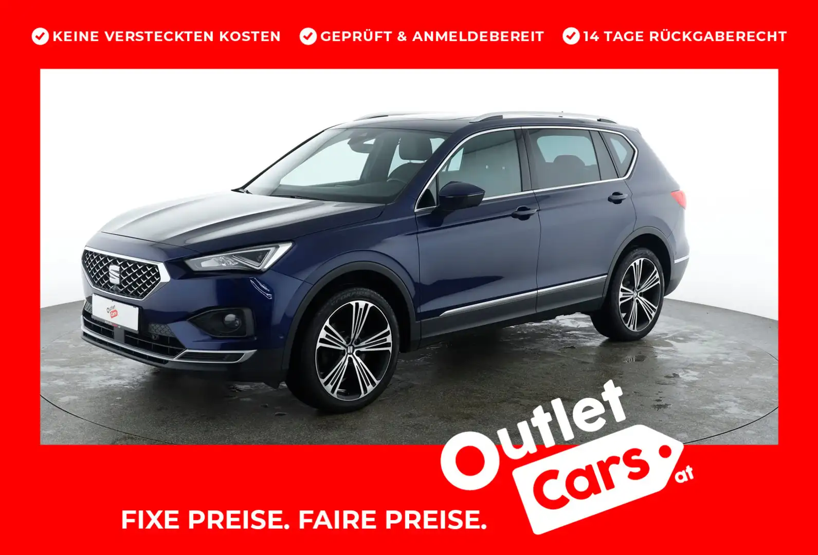 SEAT Tarraco Xcellence 2.0 TDI DSG 4Drive Blau - 1