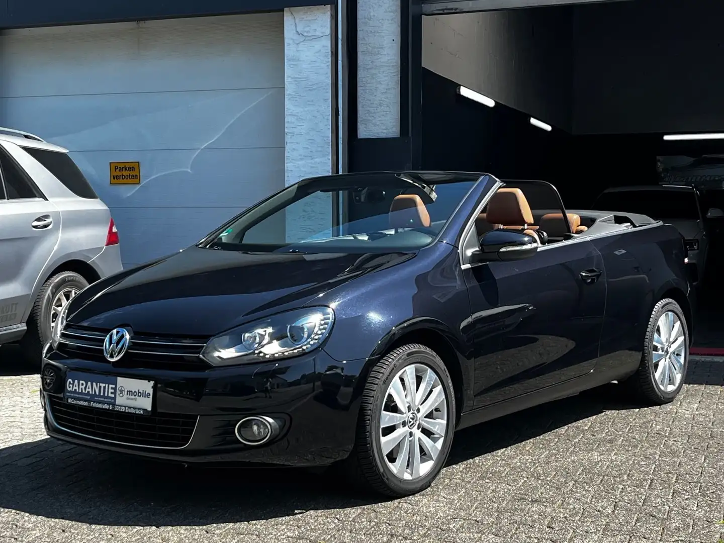Volkswagen Golf VI Cabriolet PDC/ Xenon/ AHK/ SHZ/ HU neu Zwart - 2