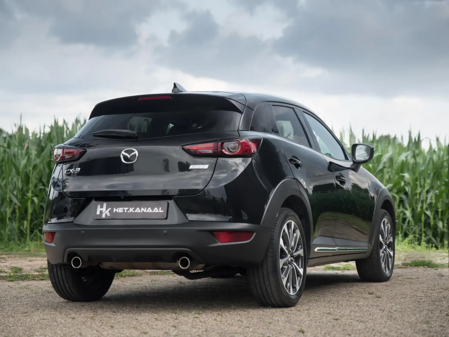 Mazda CX-3 2.0 SkyActiv-G 120 SkyLease Leer Keyless HUD Stoel Schwarz - 2