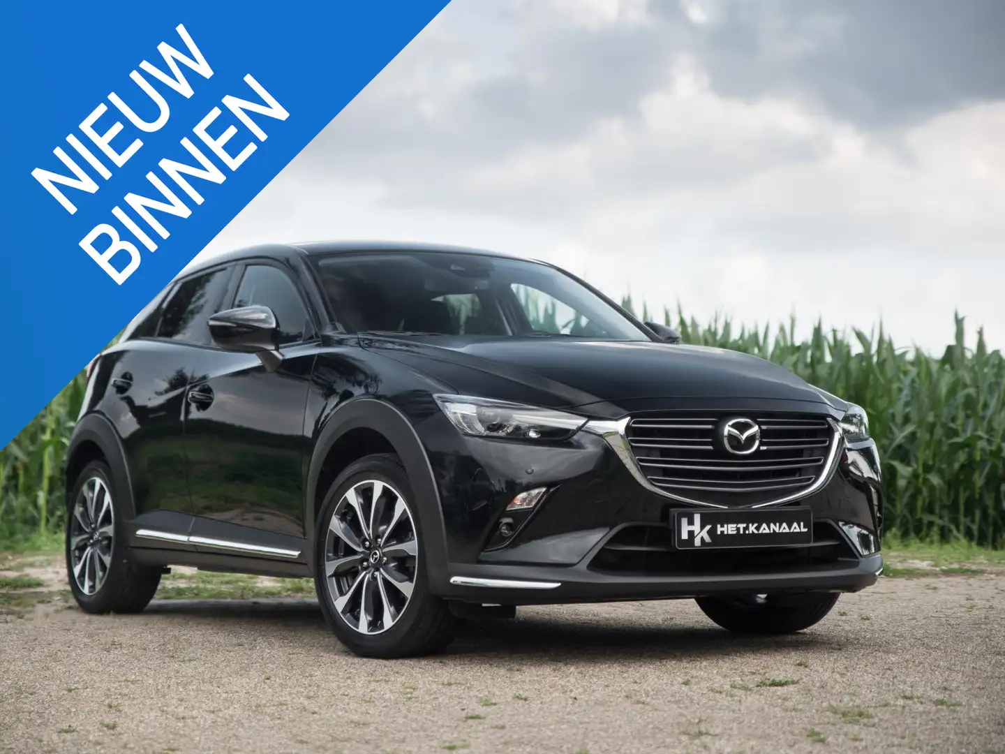 Mazda CX-3 2.0 SkyActiv-G 120 SkyLease Leer Keyless HUD Stoel Schwarz - 1