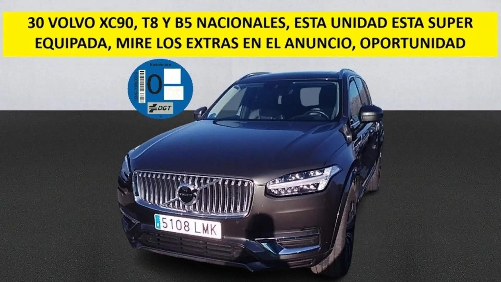 Volvo XC90 T8 Twin Recharge Inscription AWD Aut. Gris - 1