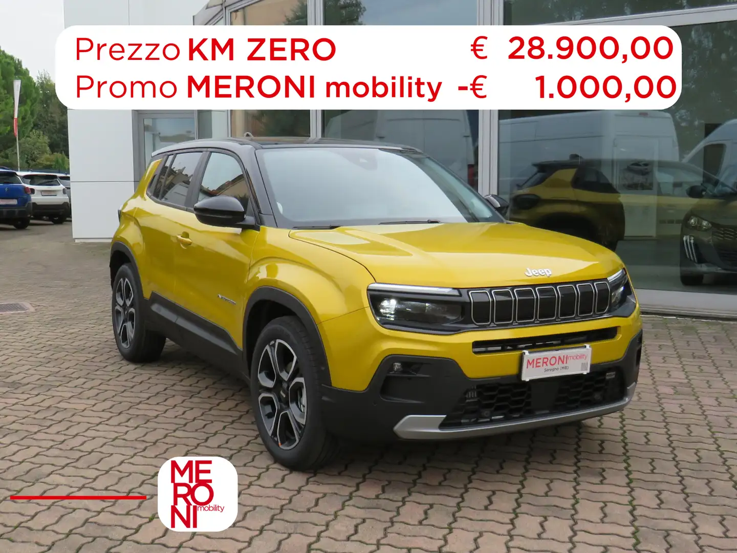 Jeep Avenger 1.2 Turbo 100cv Summit Giallo - 1