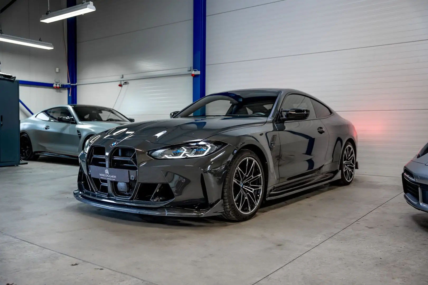 BMW M4 Competition *H&K*360°*Carbon*HUD*Innov.Paket Gris - 1