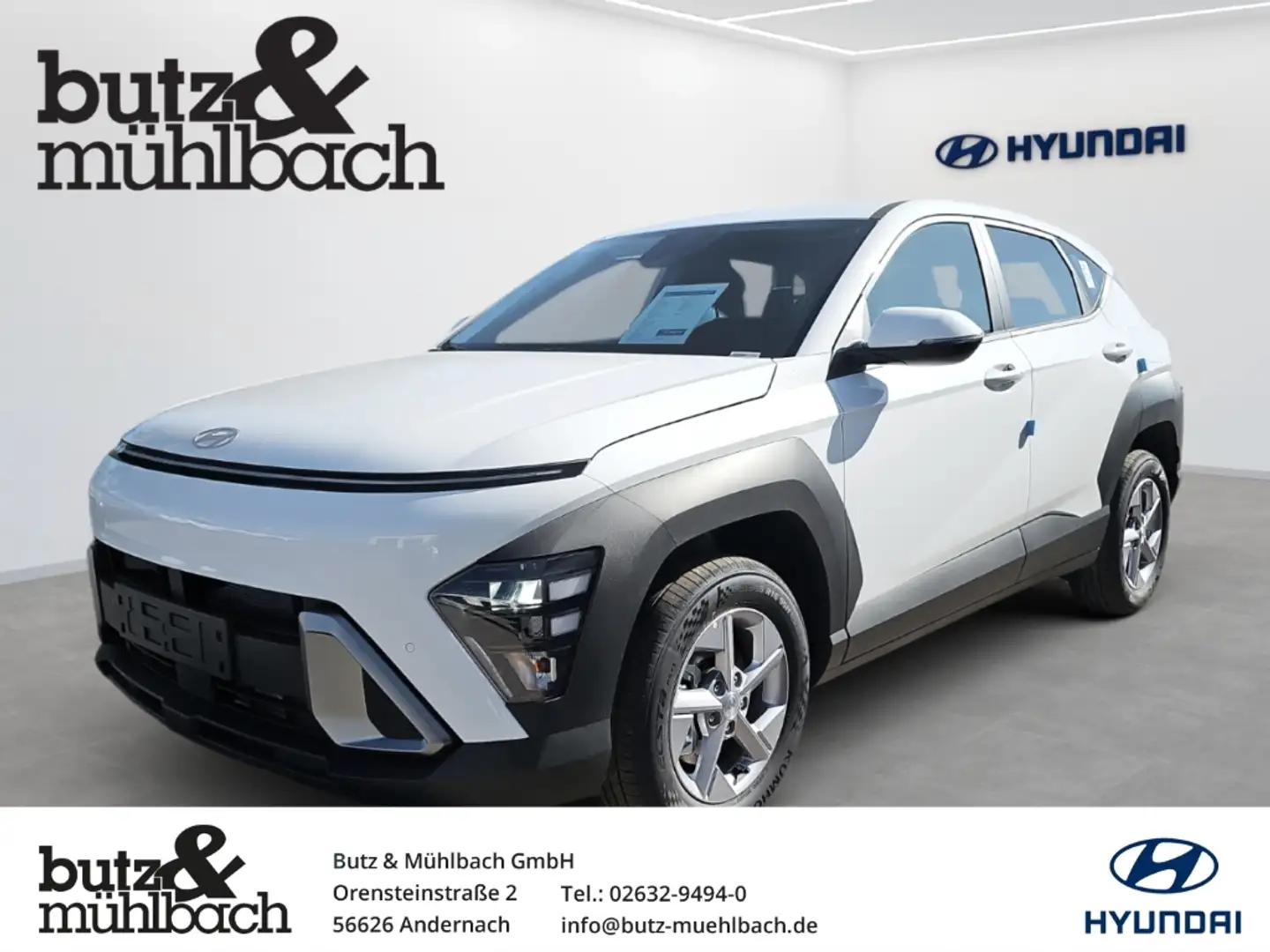 Hyundai KONA Select 2WD 1.0 T-GDI EU6e Funktions-Paket Alb - 1