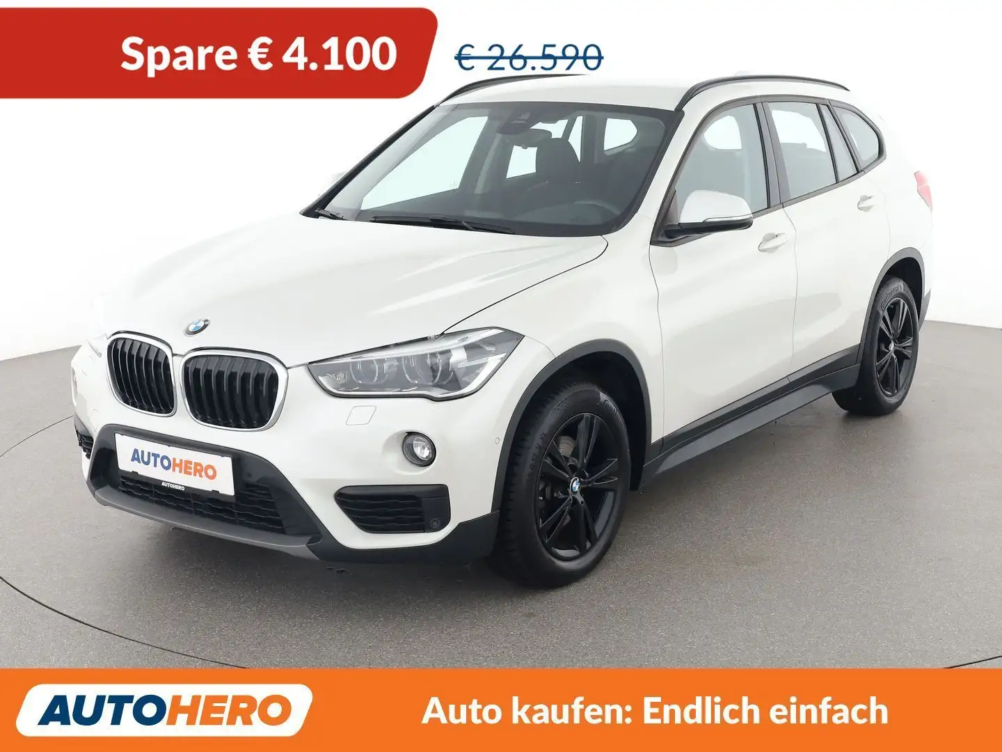 BMW X1 xDrive 18d Advantage Weiß - 1