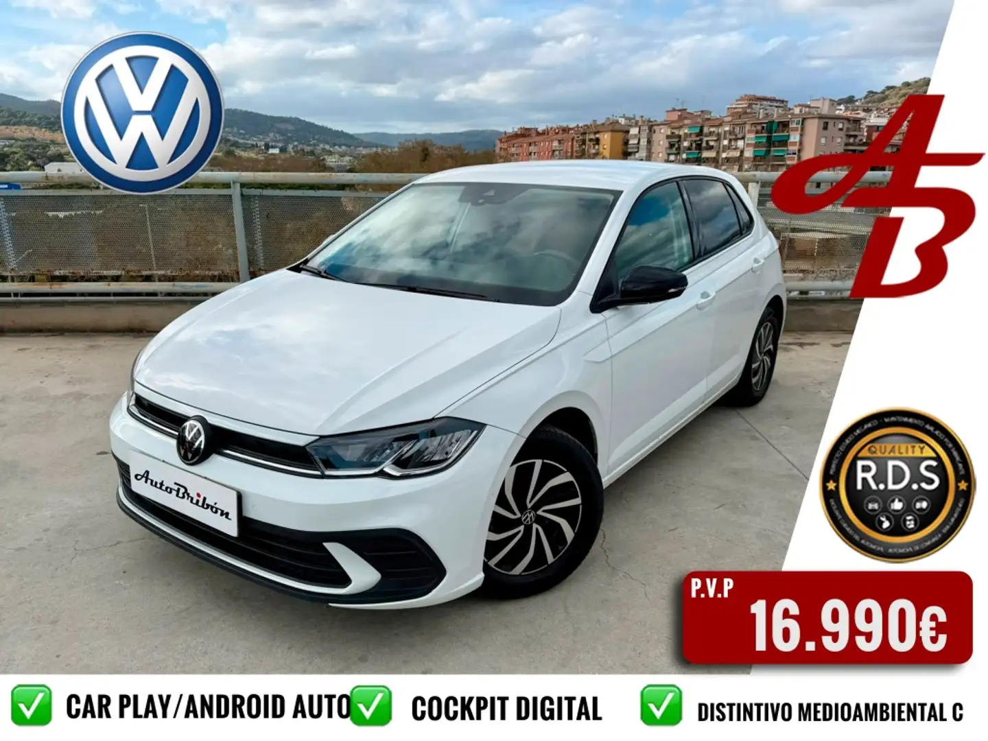 Volkswagen Polo 1.0 TSI Life 70kW Blanco - 1