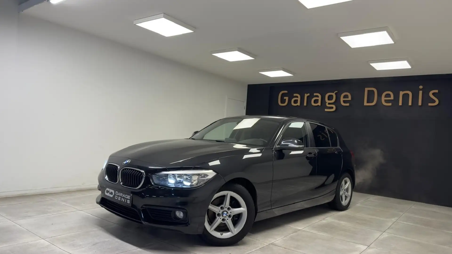 BMW 118 i  **GPS**CUIR**LED**GARANTIE 12 MOIS** Noir - 1