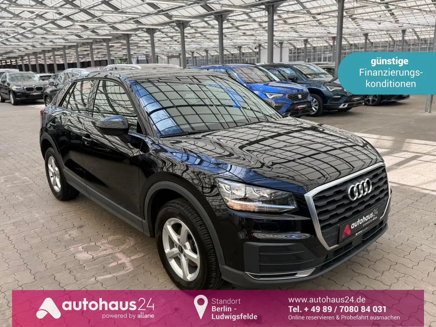 Audi Q2 1.6 30 TDI  Kamera|Tempomat|ParkPilot Schwarz - 1