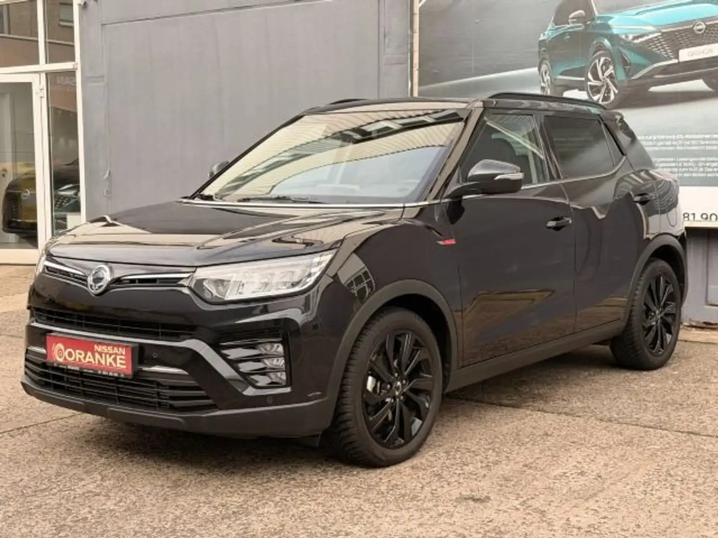 SsangYong Tivoli 1.5 Blackline Automatic Leder+Alu+Allw. Noir - 2