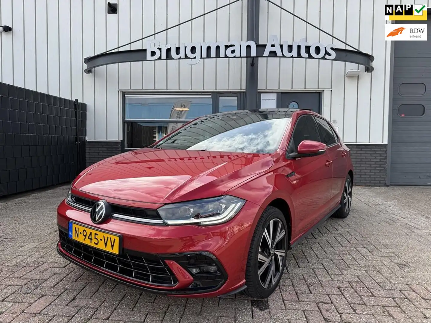 Volkswagen Polo 1.0 TSI R-Line Rojo - 1