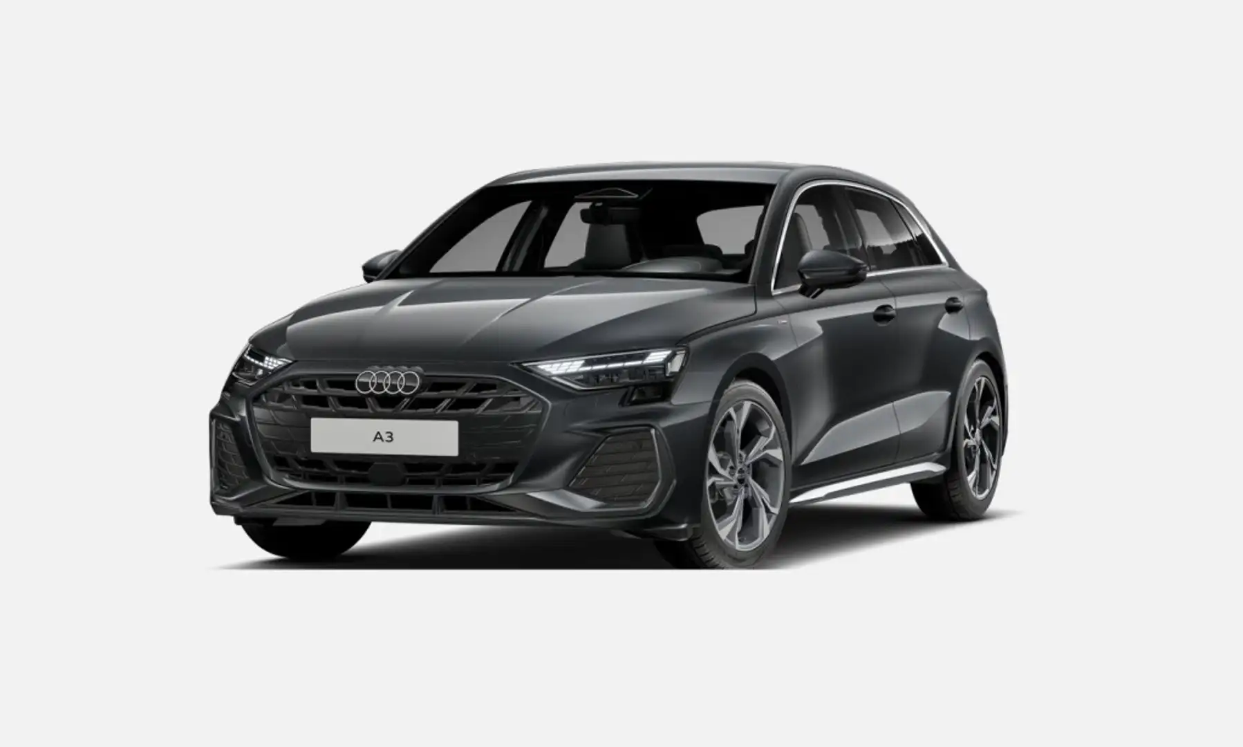 Audi A3 Sportback TDI S line S tronic 110kW Gris - 1