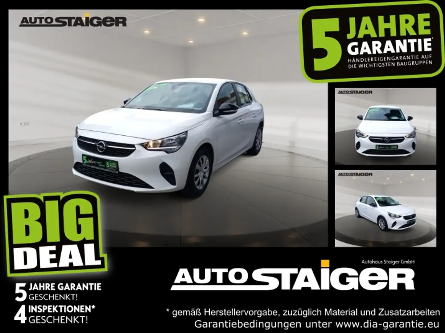 Opel Corsa F 1.2 Edition Sitzheizung~Parkassistent~ Weiß - 1