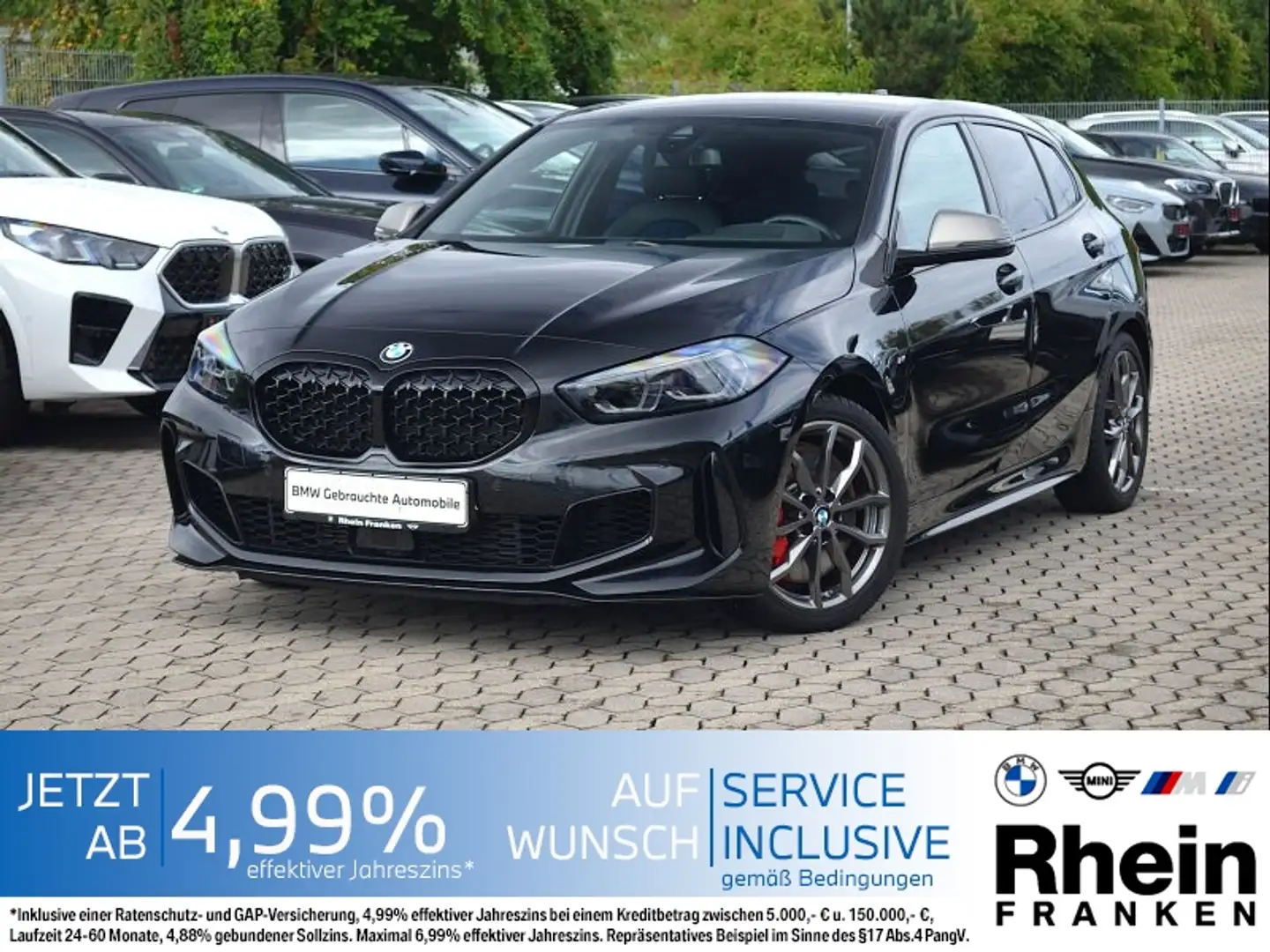 BMW 135 Mi xDrive M Sport Pro LiveCptProf.Ad.LED.ACC Noir - 1