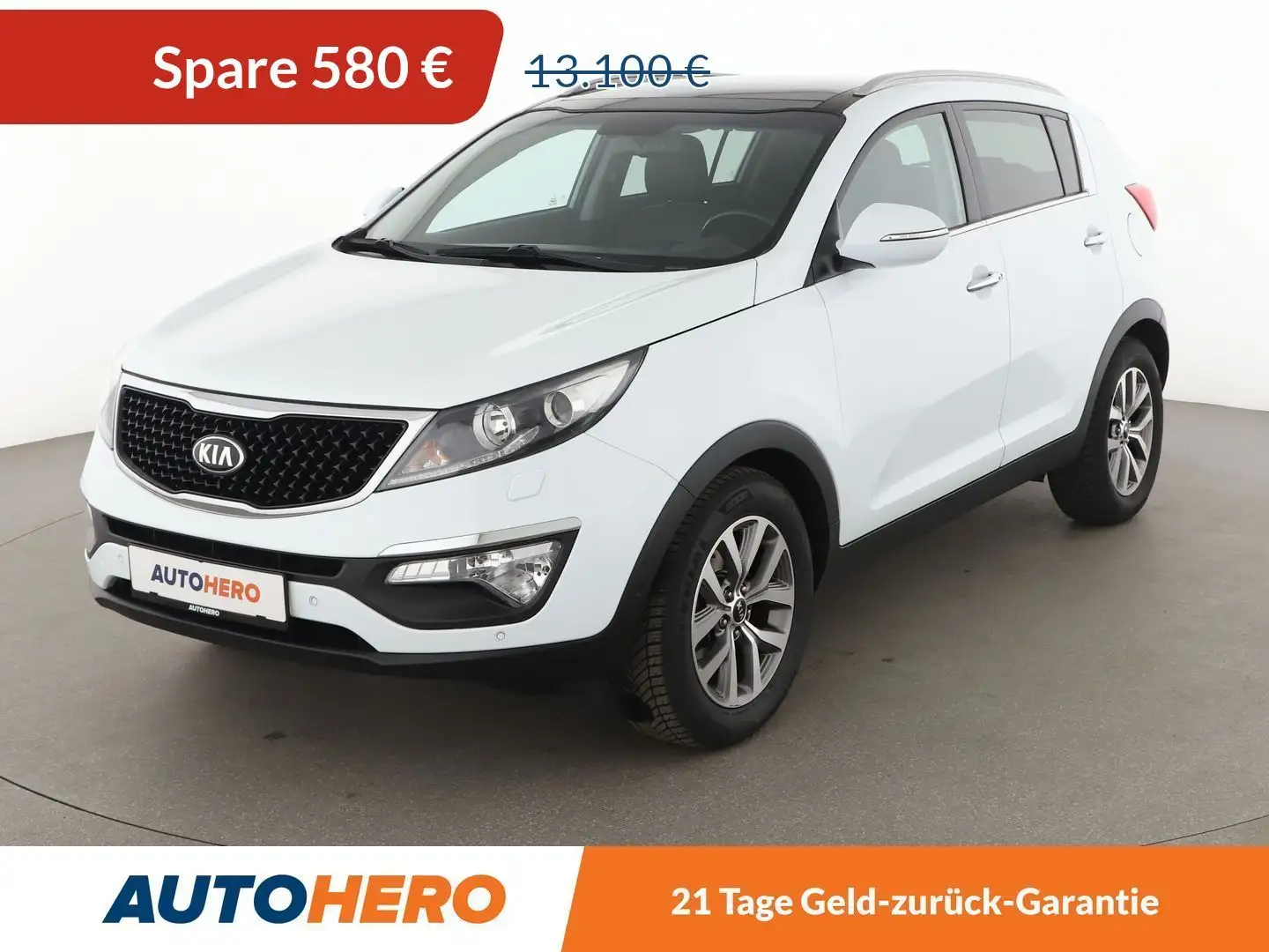 Kia Sportage 1.6 GDI Spirit 2WD*NAVI*TEMPO*CAM*PDC*SHZ* Weiß - 1