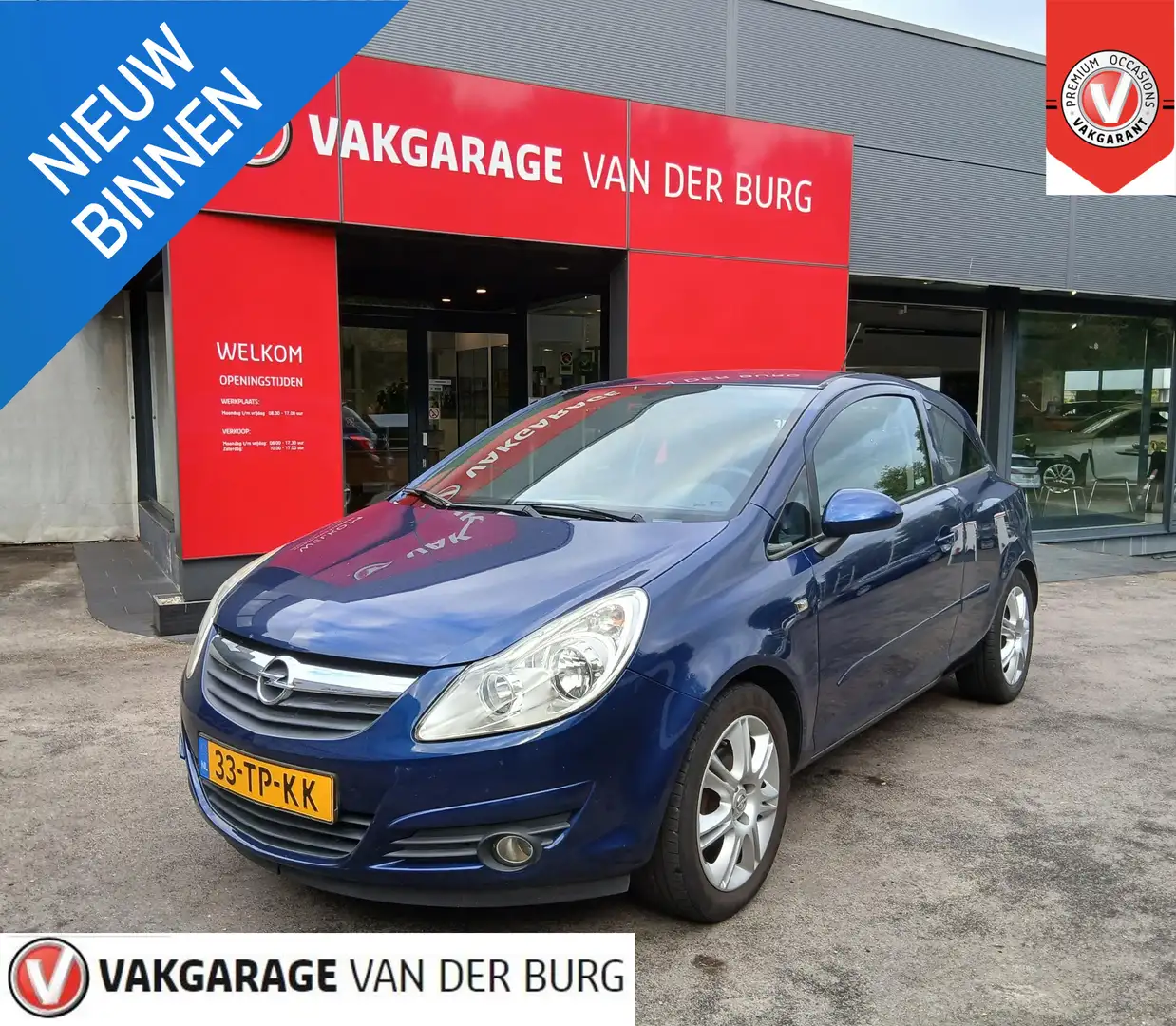 Opel Corsa 1.2-16V Business 1e eigenaar Blauw - 1