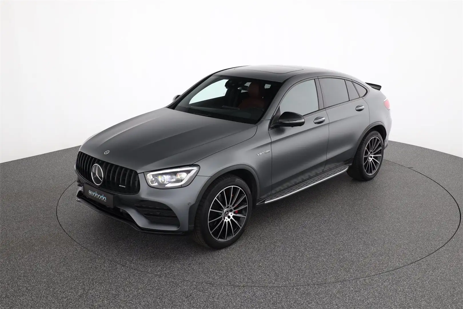 Mercedes-Benz GLC 400 d 4M Coupé 360° Kamera AHK DistronicPlus Grau - 2