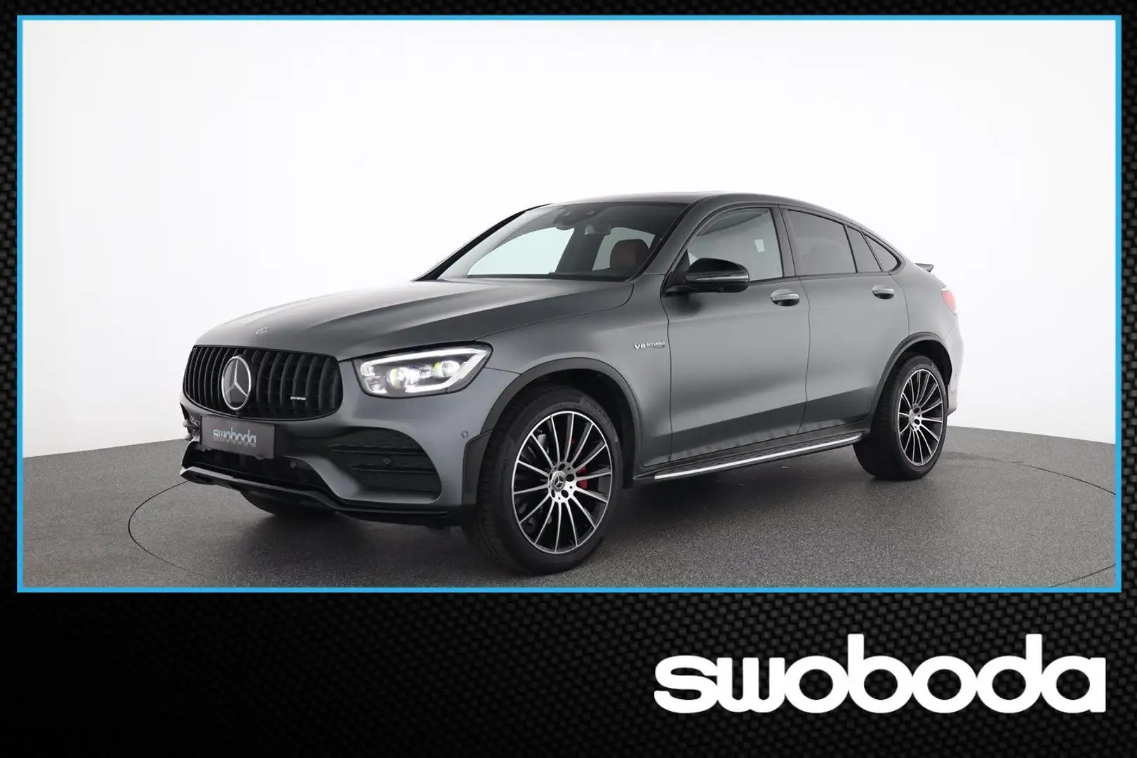 Mercedes-Benz GLC 400 d 4M Coupé 360° Kamera AHK DistronicPlus Grau - 1