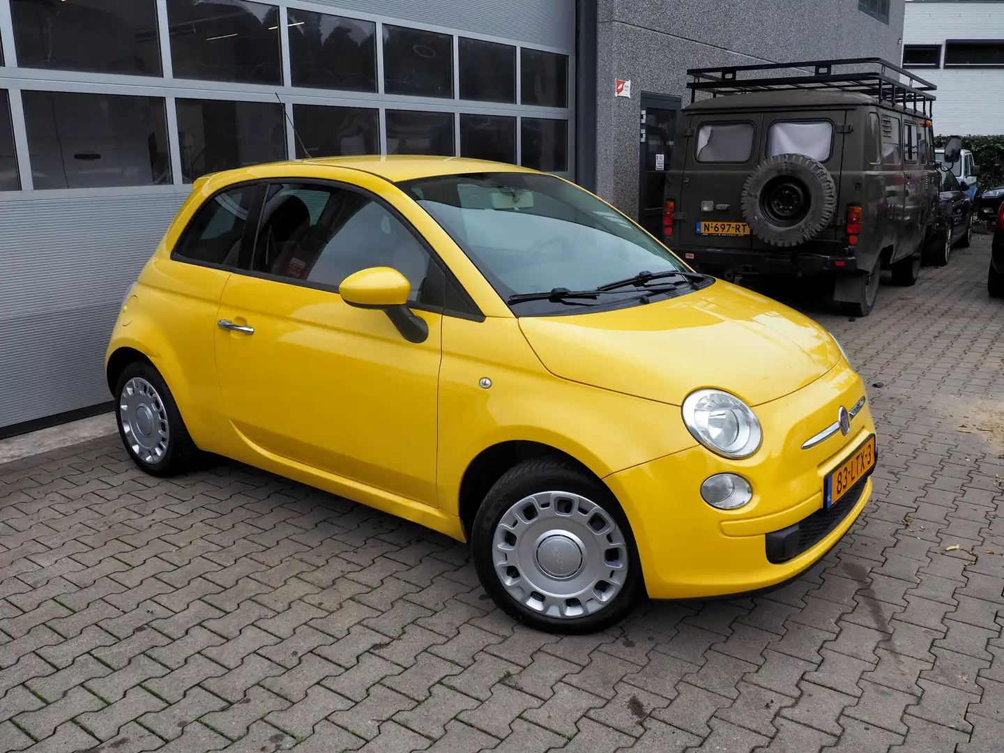Fiat 500 1.4 16v Sport AIRCO LEDER ELEK. PAKKET Gelb - 1