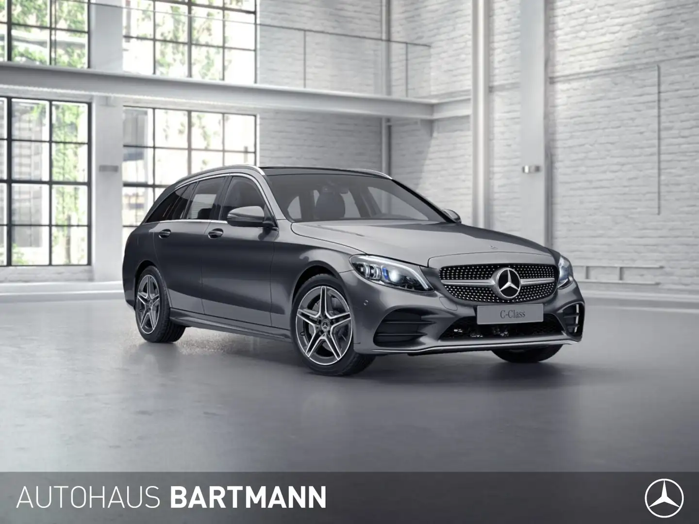 Mercedes-Benz C 300 C 300 T AMG +++NAVI+MULTIBEAM+AHK+PANO+KAMERA+++ Grau - 2