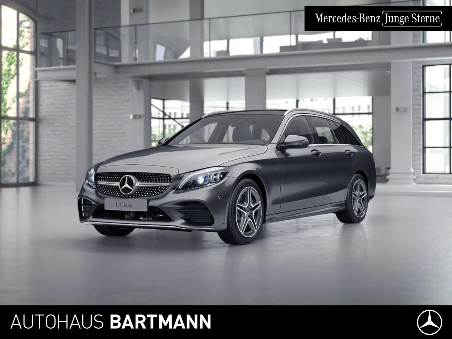 Mercedes-Benz C 300 C 300 T AMG +++NAVI+MULTIBEAM+AHK+PANO+KAMERA+++ Grau - 1