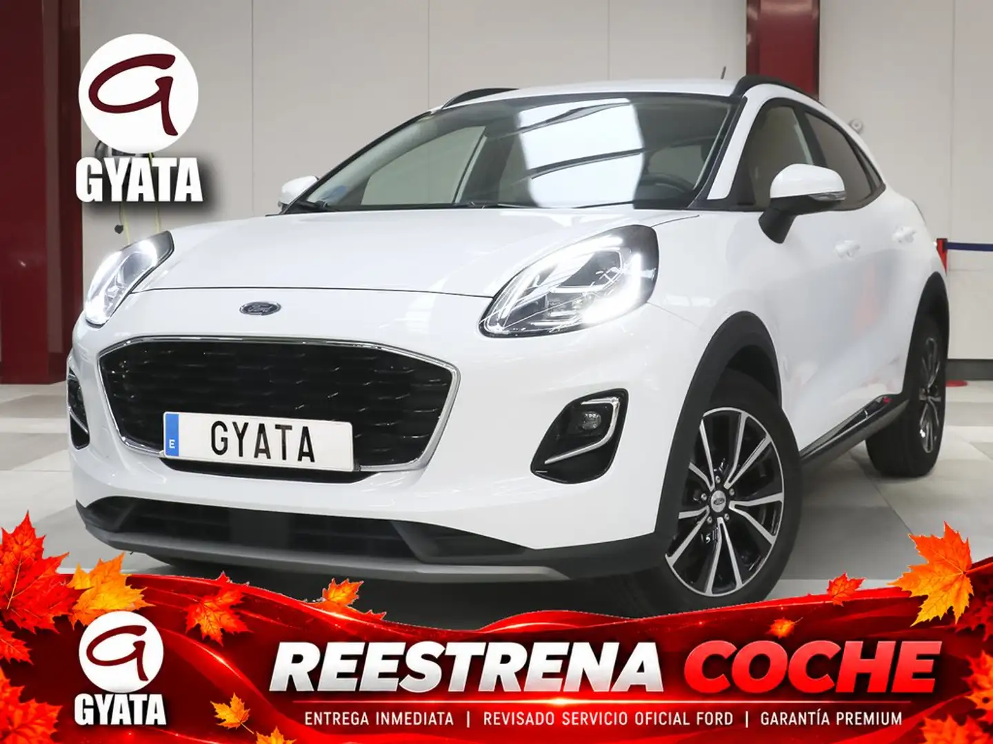 Ford Puma 1.0 EcoBoost MHEV Titanium Aut. 125 Blanco - 1