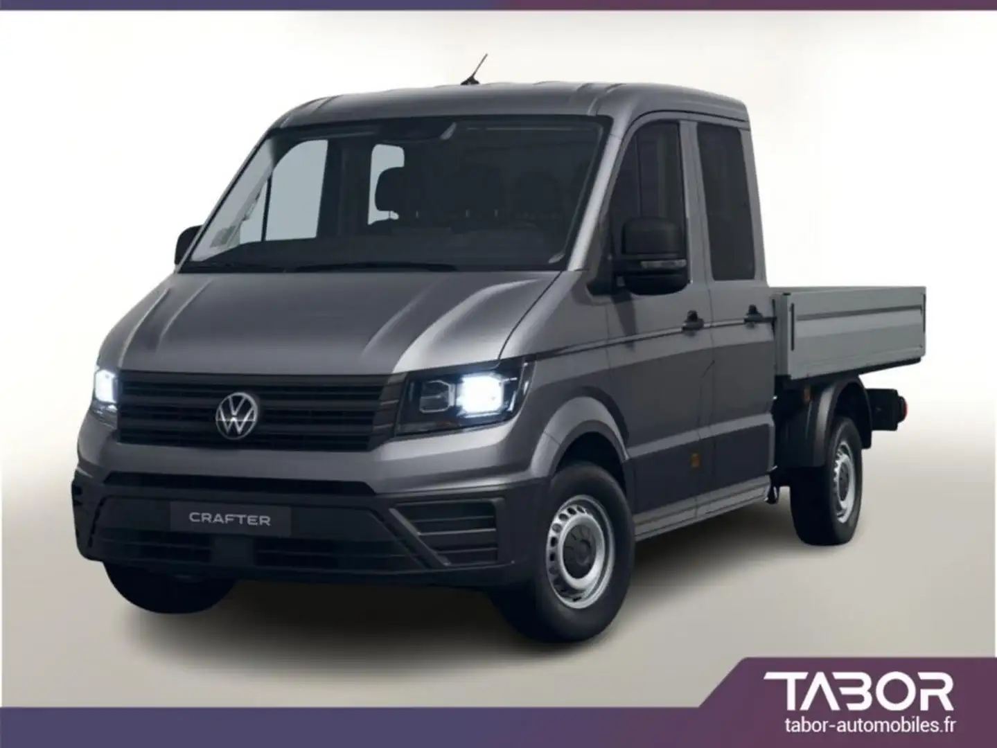 Volkswagen Crafter Pritsche 35 2.0 TDI 140 DOKA Gris - 1