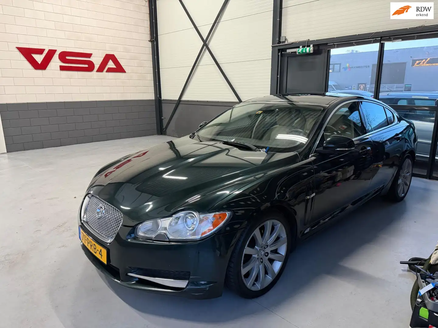 Jaguar XF 5.0 V8 Premium Luxury|full-opties|dakje|385PK|Came Vert - 1