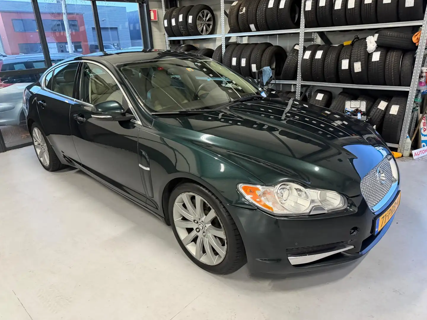 Jaguar XF 5.0 V8 Premium Luxury|full-opties|dakje|385PK|Came Vert - 2