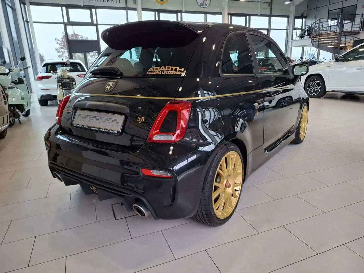 Abarth 595 1.4 T-JET 165 SCORPIONEORO 1 OF 2000 BEATS CUIR NA Zwart - 2