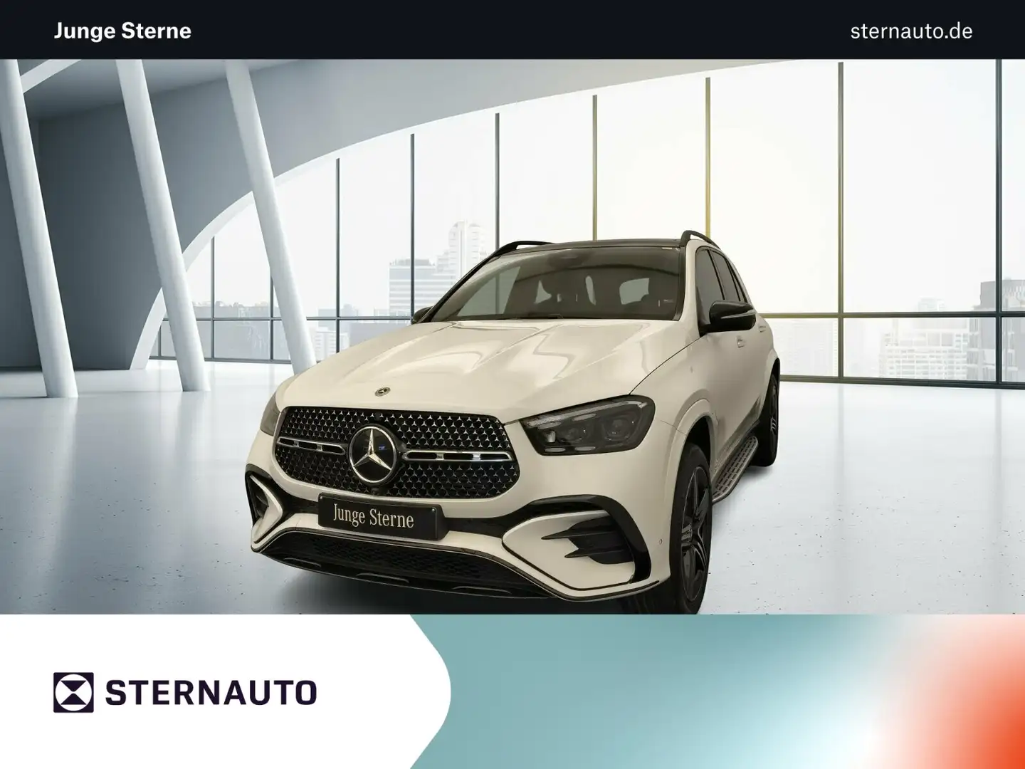 Mercedes-Benz GLE 450 GLE 450 d 4M AMG 7 Sitz Airmatic AHK Pano Multibea Weiß - 1